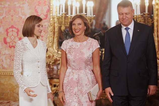 Klaus Werner Iohannis și Carmen Iohannis la Palatul Regal din Madrid, Spania - 13 iulie 2015