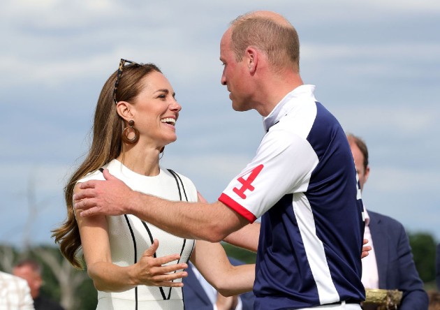 Imagine cu Kate Middleton și Prințul William la Royal Charity Polo Cup 2022