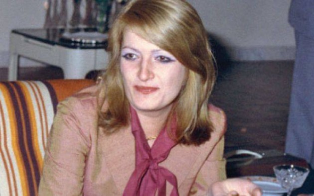 Imagine cu Zoia Ceaușescu în tinerețe, înainte să moară