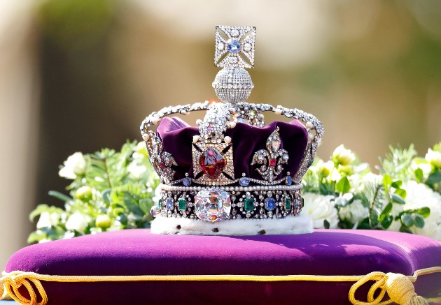 Imagine cu coroana britanică