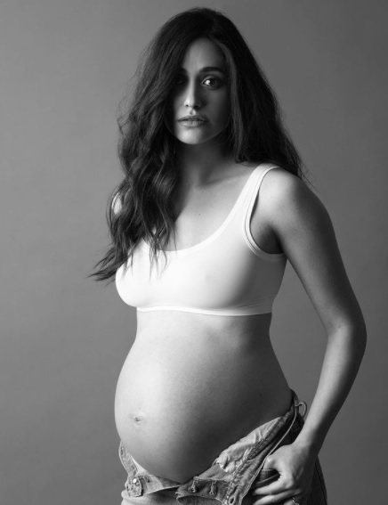 emmy rossum, pe perioada sarcinii cu primul sau copil