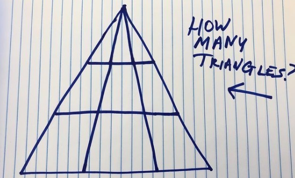 fotografia cu un triunghi sectionat care a devenit virala pe internet