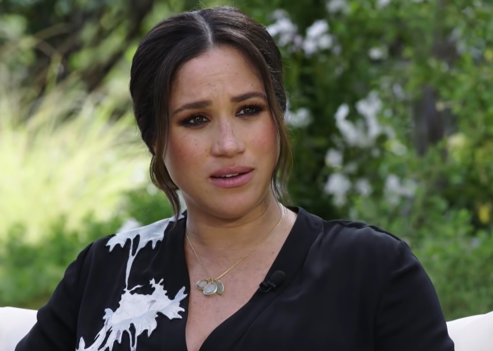 meghan markle, in timpul interviului cu oprah winfrey