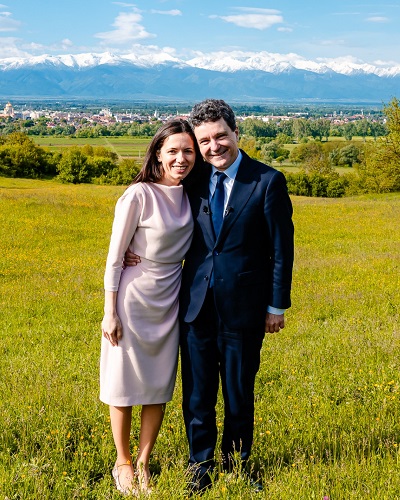 Nicușor Dan și Mirabela Grădinaru la Făgăraș
