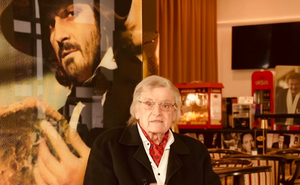 actorul Florin Piersic in timpul unui interviu acordat in preajma implinirii varstei de 89 de ani