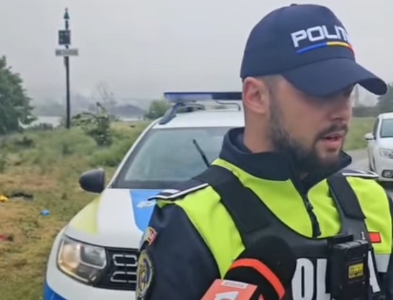 Lucian Stamate, politistul care a salvat un copil de 10 ani cazut in Canalul Dunare-Marea Neagra