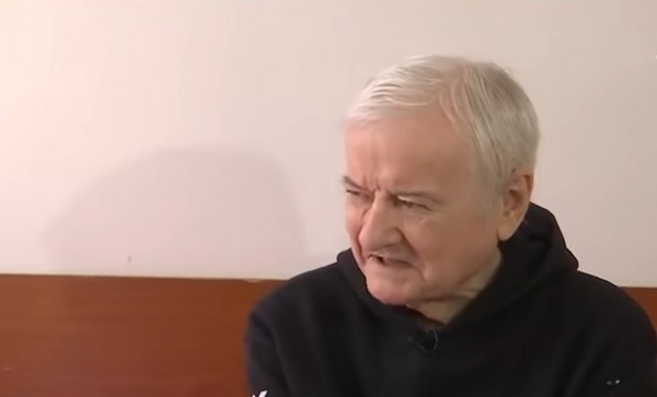 Irinel Columbeanu la azilul in care traieste