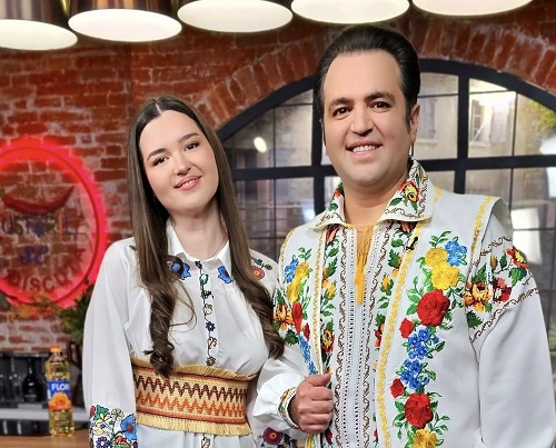 Igor Cuciuc si fiica lui, Andreea, invitati la un show de televiziune