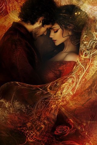 ilustratie generata AI, moment romantic in cuplu