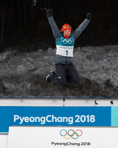 Laura Dahlmeier, la Olimpiada de la PyeongChang