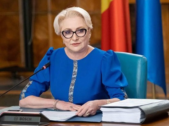 fostul premier Viorica Dancila in timpul activitatii sale 