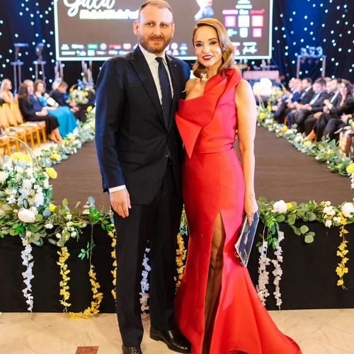Andreea Marin și Adrian Brîncoveanu la un eveniment de anul trecut