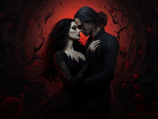 ilustratie generata AI, cuplu sarbatorire Sfantul Valentin