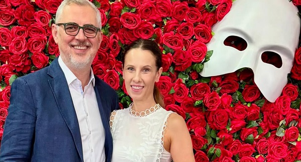 Ionela Năstase z&acirc;mbitoare alături de soțul ei, Vlad Petreanu