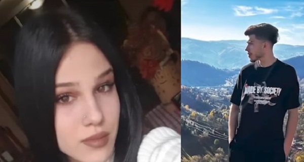 Miruna, tanara care a murit in accidentul de masina din Vartescoiu, Vrancea, imbracata in alb, si prietenul ei, Alex, care a murit si el in accident, imbracat cu tricou negru cu inscripitie alba si cu pantaloni negri in timp ce se afla pe un deal si se uita in zare la alte dealuri si la munti