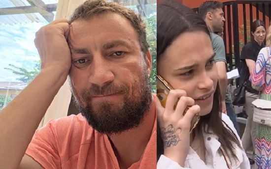 colaj imagini, Marian Godina ganditor, imbracat cu tricou corai, sprijinindu-si capul intr-una dintre maini in timp ce se afla intr-un spatiu interior si adolescenta de clasa a opta ale carei declaratii au devenit virale, imbracata cu camasa alba, vorbind la telefon in timp ce acorda un interviu in curtea scolii dupa ce a iesit de la proba de Matematica a Evaluarii Nationale
