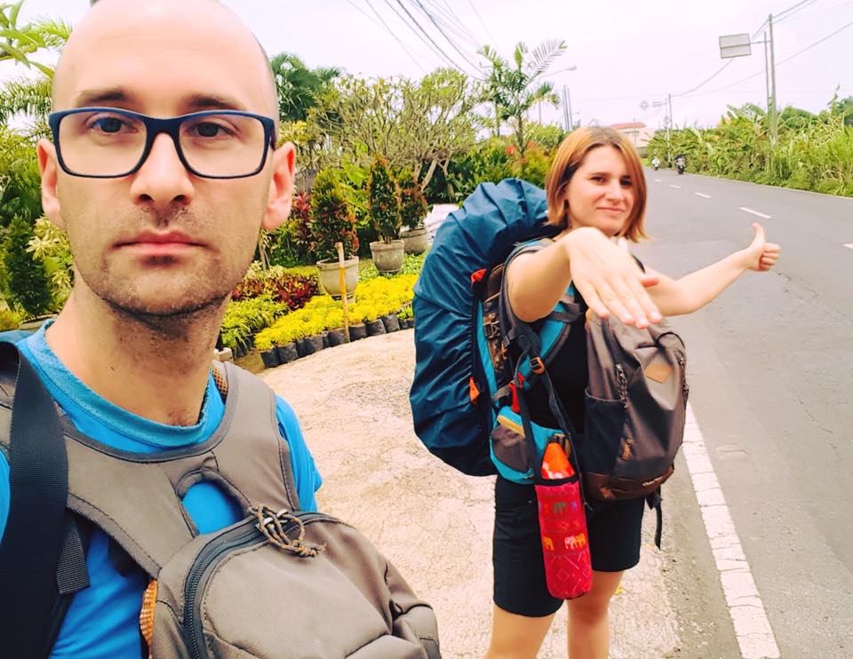Autostop in Bali
