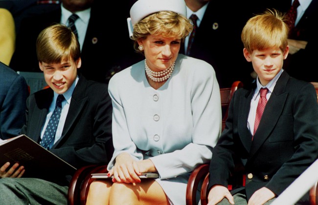 Printesa Diana, William si Harry