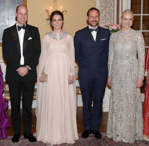 Printul William, Kate Middleton, printul Haakon, printesa Mette Marit