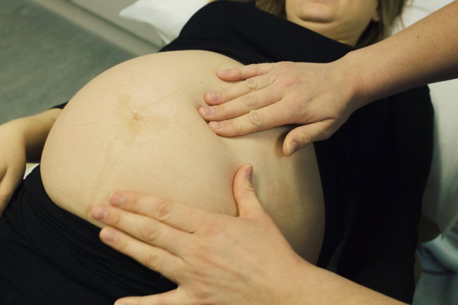 Forma abdomenului în timpul sarcinii