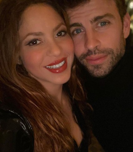 Shakira si Pique, selfie de Sfantul Valentin 2022