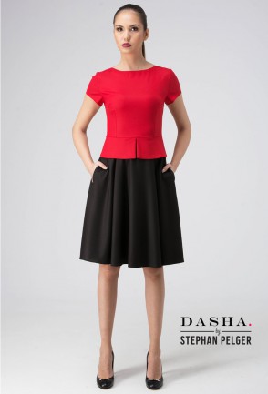 rochie dasha cu peplum