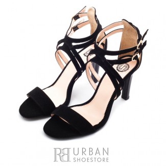 sandal stiletto negre