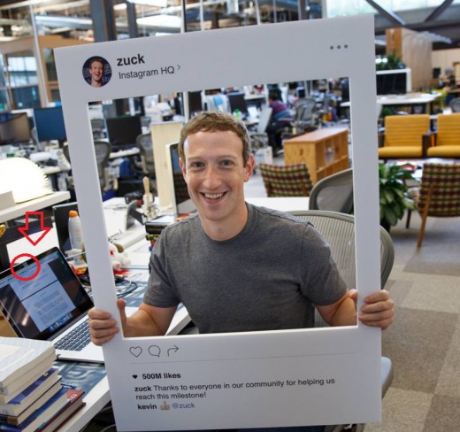 mark zuckerberg laptop