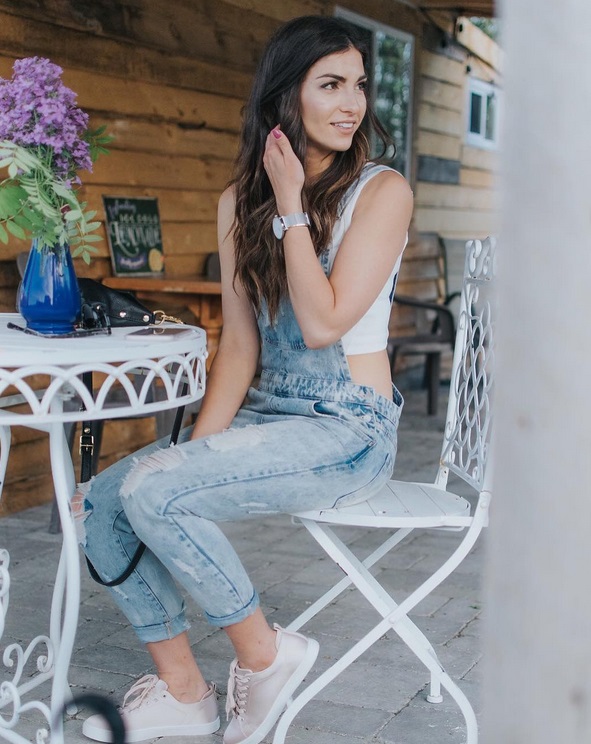 salopeta de jeans