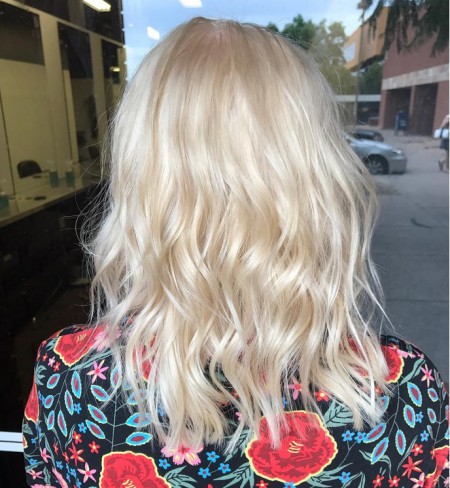 blond platinat