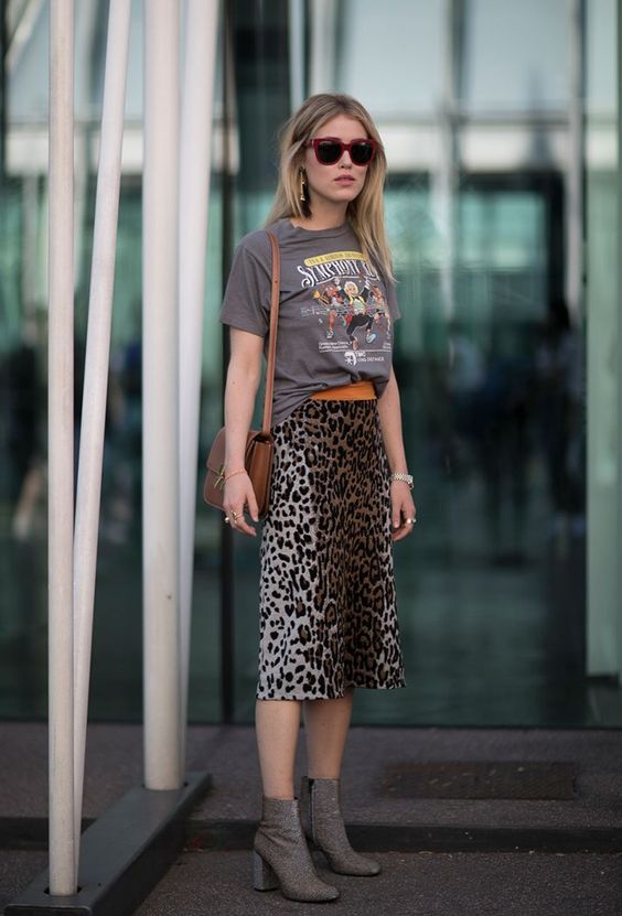 fusta animal print