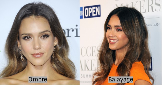 ombre versus balayage