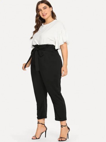 Shrink aisle Edition Pantaloni eleganti pentru femei plinute | DivaHair.ro