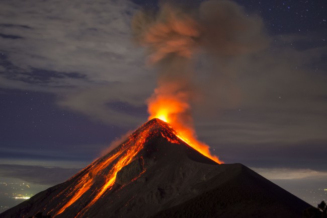 vulcan erupand