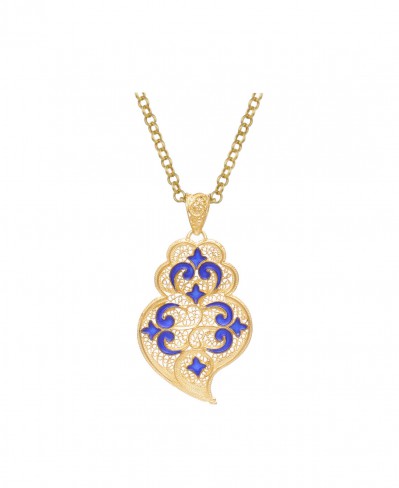 Colier Argint Placat cu Aur – Viana Azulejo, 4cm