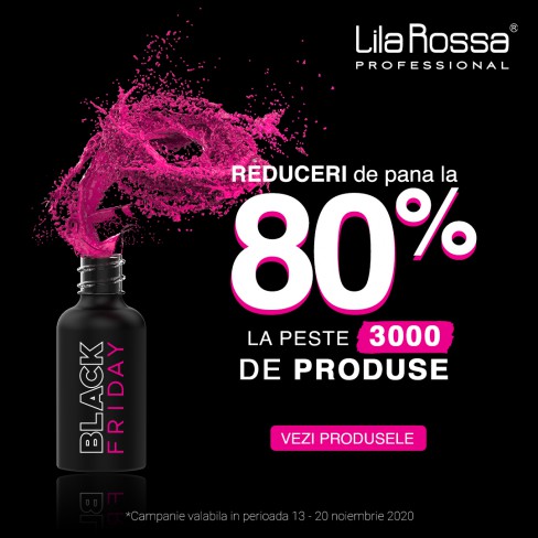 promotie de black friday lila rossa