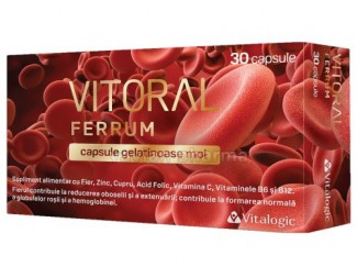 Vitoral Ferrum capsule gelatinoase moi 