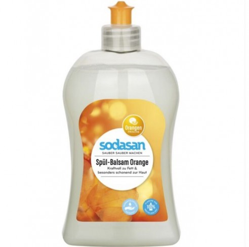 Detergentul lichid de vase balsam cu portocală 