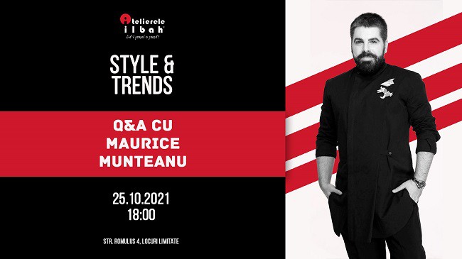 afis de la eveniment q&a style and trends by Atelierele Ilbah