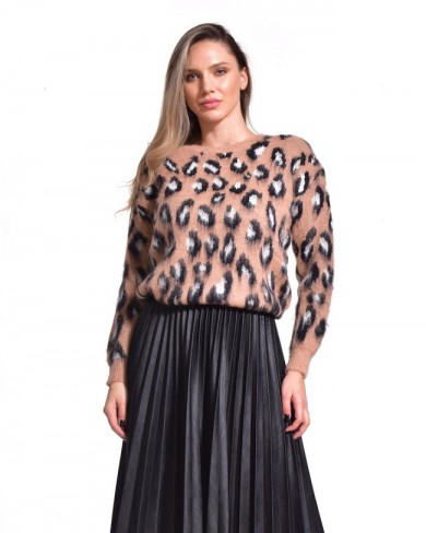 pulover animal print