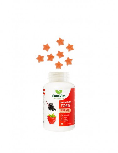 Jeleurile Imunitate Forte Adulţi cu Zinc și Vitamina C