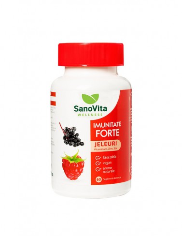 Jeleurilor Imunitate Forte pentru Adulți Sanovita Wellness 
