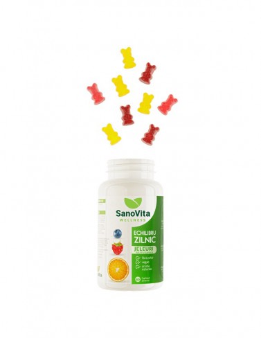 Jeleurile cu multivitamine pentru adulți Echilibru zilnic 