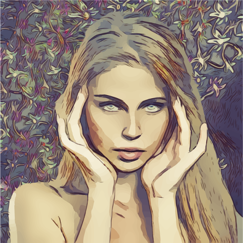femeie frumoasa cu par blond si ochi albastri care pare ingrijorata