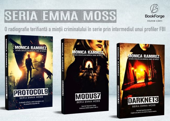 afis cu titlurile din seria darknet 3 de monica ramirez