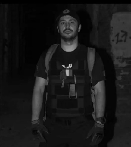 Imagine cu Justițiarul de Berceni de pe site-ul său