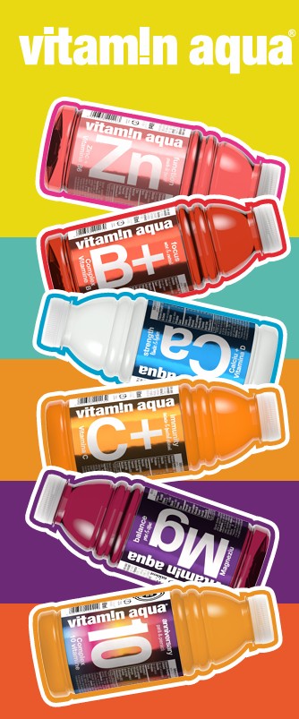 vizual cu sortimentele de apa vitamin aqua