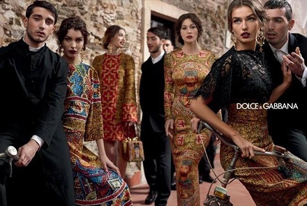  Andreea Diaconu pentru Dolce & Gabbana