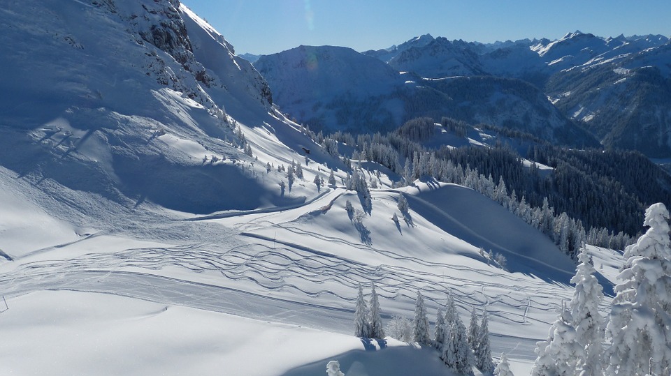 partie de ski