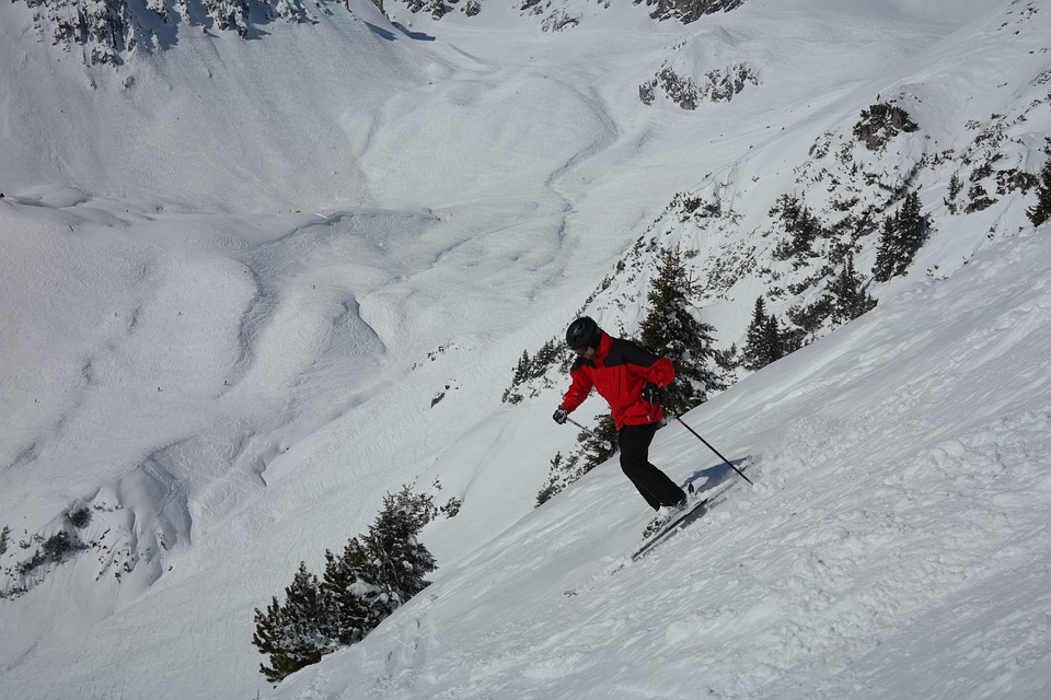 partie de ski